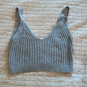 Arie sweater cropped tank top